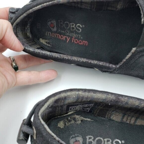 BOB'S By Skechers Women's Black Slip On Shoes Size 8 - Picture 13 of 15